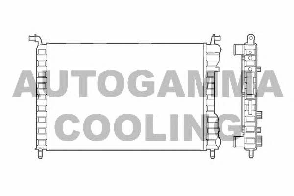 Autogamma 101188 Радіатор охолодження двигуна 101188: Приваблива ціна - Купити в Україні на EXIST.UA!