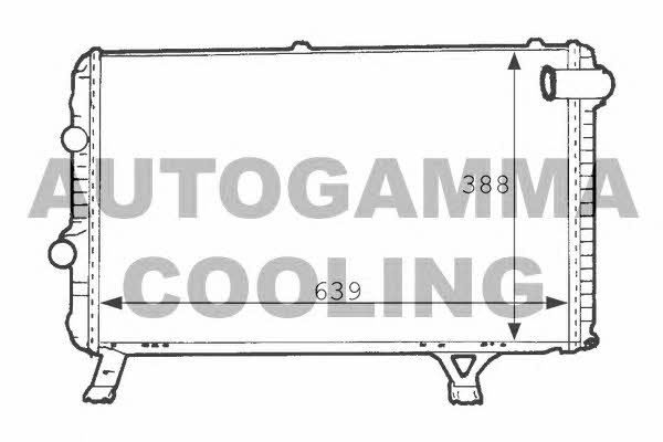 Autogamma 101235 Радіатор охолодження двигуна 101235: Купити в Україні - Добра ціна на EXIST.UA!