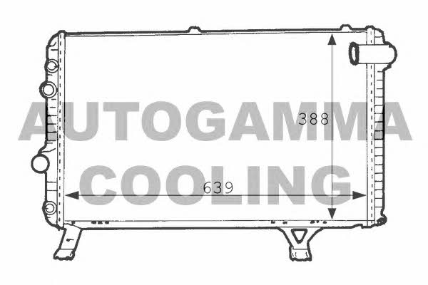Autogamma 101236 Радіатор охолодження двигуна 101236: Купити в Україні - Добра ціна на EXIST.UA!