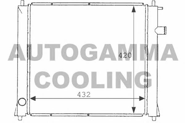 Autogamma 101253 Радіатор охолодження двигуна 101253: Купити в Україні - Добра ціна на EXIST.UA!