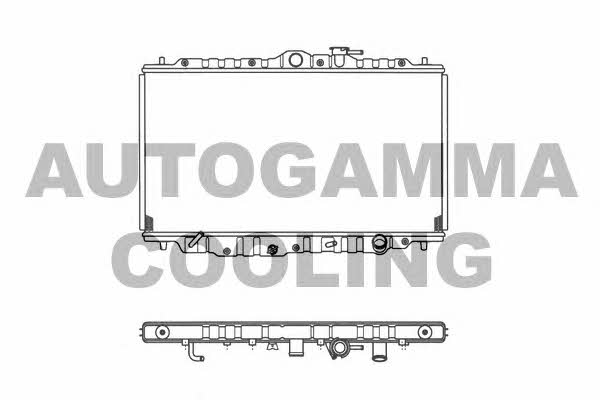 Autogamma 101440 Радіатор охолодження двигуна 101440: Купити в Україні - Добра ціна на EXIST.UA!