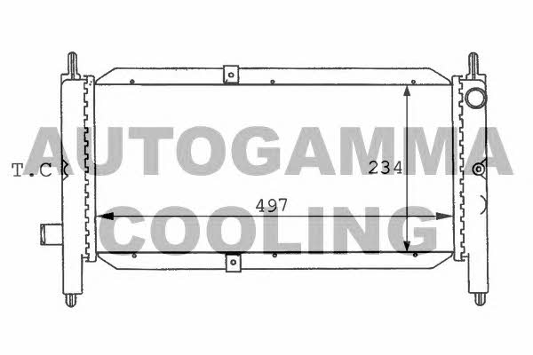 Autogamma 100920 Радіатор охолодження двигуна 100920: Купити в Україні - Добра ціна на EXIST.UA!