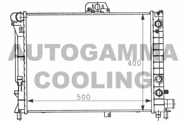 Autogamma 100943 Радіатор охолодження двигуна 100943: Купити в Україні - Добра ціна на EXIST.UA!
