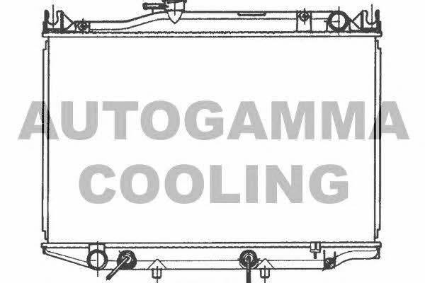 Autogamma 100995 Радіатор охолодження двигуна 100995: Приваблива ціна - Купити в Україні на EXIST.UA!