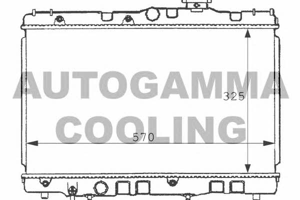 Autogamma 100997 Радіатор охолодження двигуна 100997: Купити в Україні - Добра ціна на EXIST.UA!
