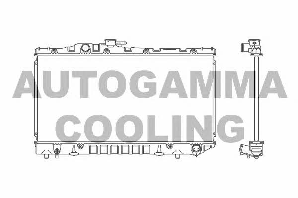 Autogamma 101011 Радіатор охолодження двигуна 101011: Купити в Україні - Добра ціна на EXIST.UA!