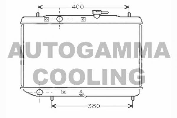 Autogamma 104372 Радіатор охолодження двигуна 104372: Купити в Україні - Добра ціна на EXIST.UA!