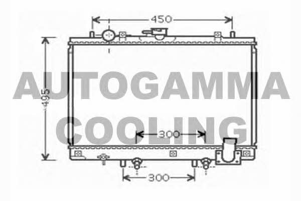 Autogamma 104420 Радіатор охолодження двигуна 104420: Купити в Україні - Добра ціна на EXIST.UA!