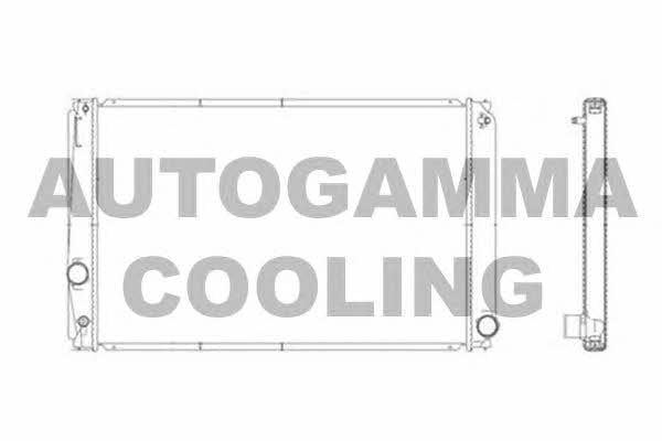 Autogamma 104428 Радіатор охолодження двигуна 104428: Купити в Україні - Добра ціна на EXIST.UA!