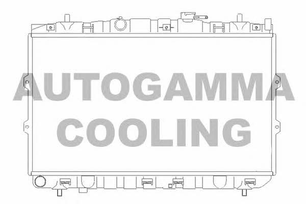 Autogamma 104474 Радіатор охолодження двигуна 104474: Приваблива ціна - Купити в Україні на EXIST.UA!