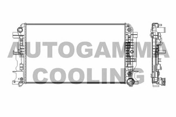 Autogamma 104533 Радіатор охолодження двигуна 104533: Купити в Україні - Добра ціна на EXIST.UA!