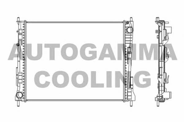 Autogamma 104561 Радіатор охолодження двигуна 104561: Купити в Україні - Добра ціна на EXIST.UA!