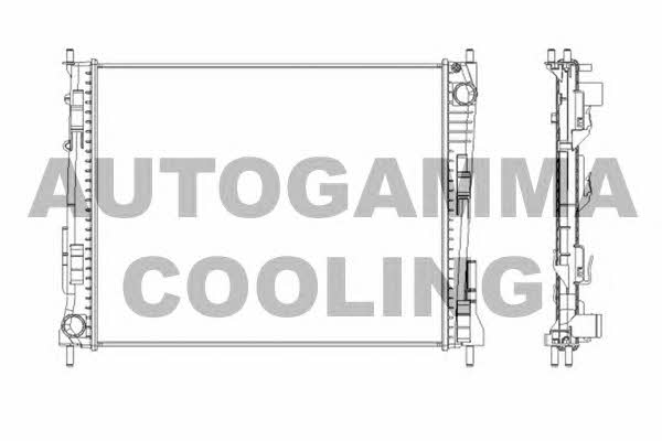 Autogamma 104562 Радіатор охолодження двигуна 104562: Купити в Україні - Добра ціна на EXIST.UA!