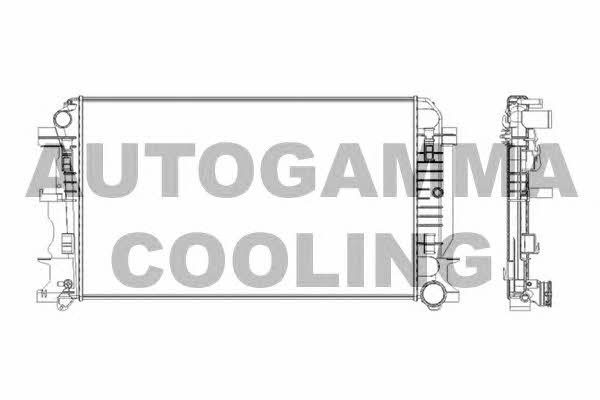 Autogamma 104573 Радіатор охолодження двигуна 104573: Купити в Україні - Добра ціна на EXIST.UA!