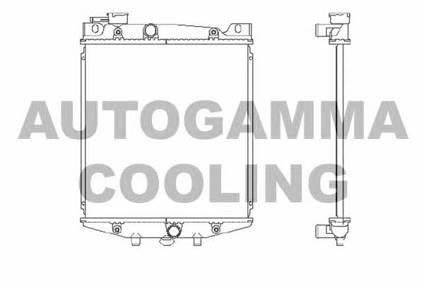 Autogamma 102048 Радіатор охолодження двигуна 102048: Купити в Україні - Добра ціна на EXIST.UA!