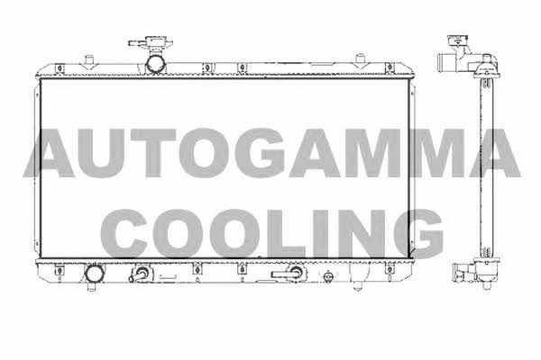 Autogamma 104711 Радіатор охолодження двигуна 104711: Купити в Україні - Добра ціна на EXIST.UA!