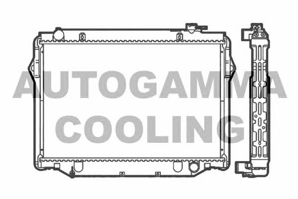 Autogamma 104736 Радіатор охолодження двигуна 104736: Купити в Україні - Добра ціна на EXIST.UA!