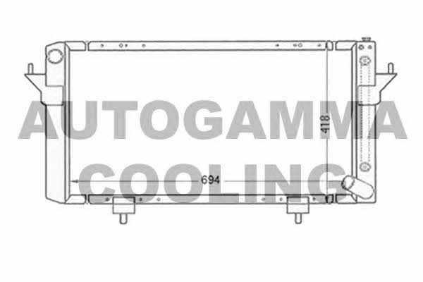 Autogamma 102291 Радіатор охолодження двигуна 102291: Купити в Україні - Добра ціна на EXIST.UA!