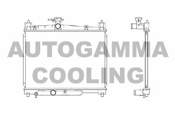 Autogamma 102378 Радіатор охолодження двигуна 102378: Купити в Україні - Добра ціна на EXIST.UA!
