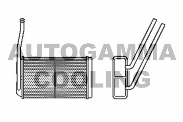 Autogamma 104815 Радіатор опалювача салону 104815: Купити в Україні - Добра ціна на EXIST.UA!