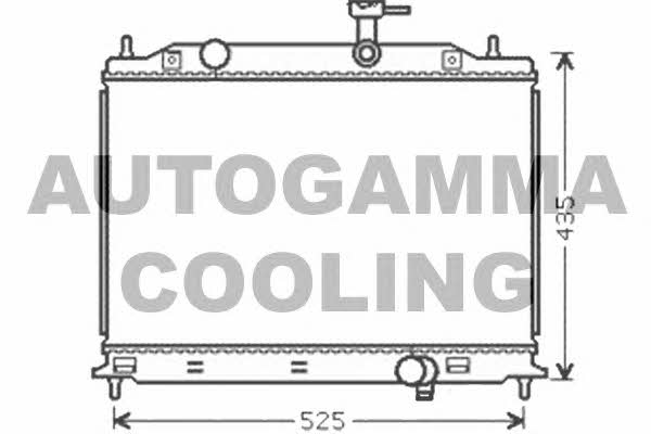 Autogamma 104847 Радіатор охолодження двигуна 104847: Купити в Україні - Добра ціна на EXIST.UA!