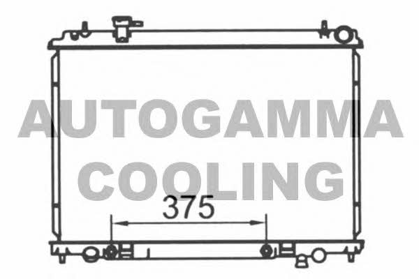 Autogamma 104858 Радіатор охолодження двигуна 104858: Купити в Україні - Добра ціна на EXIST.UA!