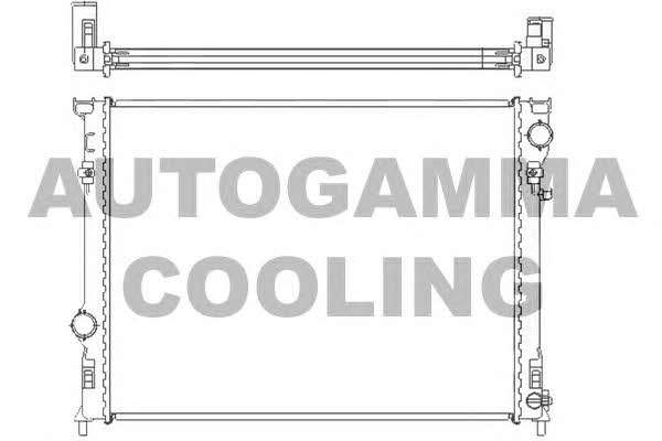 Autogamma 104925 Радіатор охолодження двигуна 104925: Купити в Україні - Добра ціна на EXIST.UA!