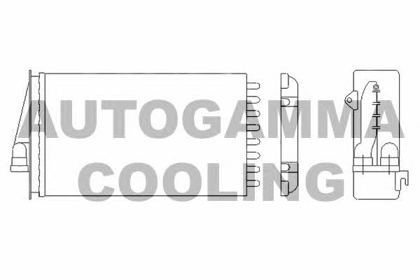 Autogamma 104936 Радіатор опалювача салону 104936: Купити в Україні - Добра ціна на EXIST.UA!