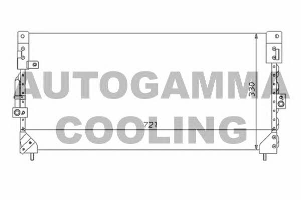 Autogamma 105037 Радіатор кондиціонера (Конденсатор) 105037: Приваблива ціна - Купити в Україні на EXIST.UA!