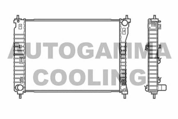 Autogamma 105043 Радіатор охолодження двигуна 105043: Купити в Україні - Добра ціна на EXIST.UA!