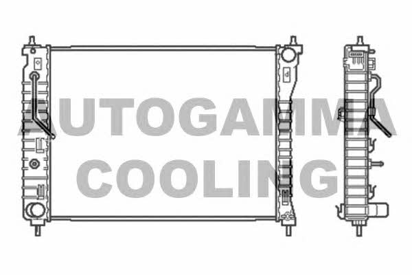 Autogamma 105044 Радіатор охолодження двигуна 105044: Купити в Україні - Добра ціна на EXIST.UA!