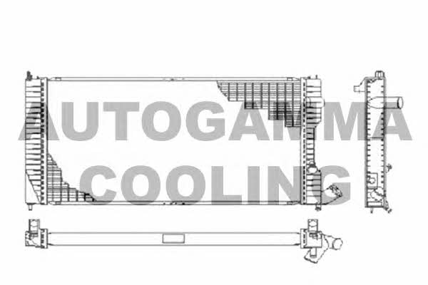 Autogamma 105088 Радіатор охолодження двигуна 105088: Купити в Україні - Добра ціна на EXIST.UA!