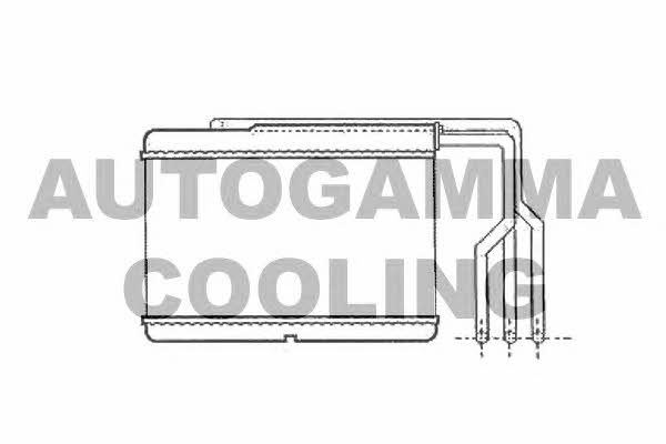 Autogamma 102543 Радіатор опалювача салону 102543: Купити в Україні - Добра ціна на EXIST.UA!