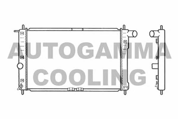 Autogamma 102587 Радіатор охолодження двигуна 102587: Купити в Україні - Добра ціна на EXIST.UA!
