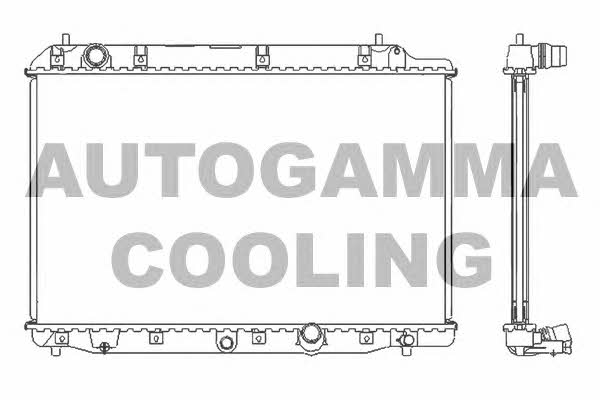 Autogamma 105126 Радіатор охолодження двигуна 105126: Купити в Україні - Добра ціна на EXIST.UA!