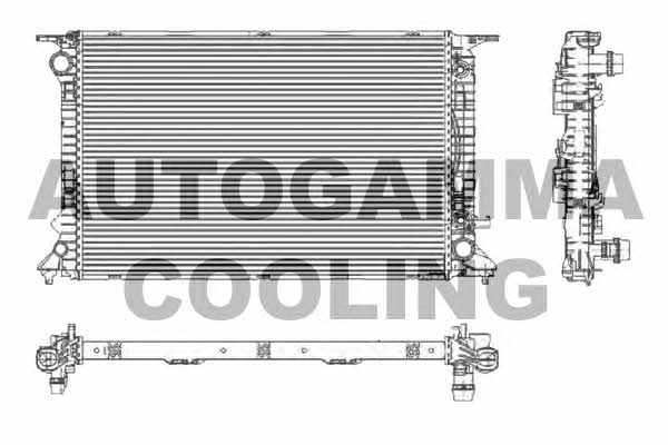 Autogamma 105159 Радіатор охолодження двигуна 105159: Купити в Україні - Добра ціна на EXIST.UA!