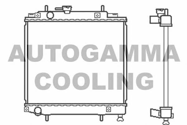 Autogamma 105160 Радіатор охолодження двигуна 105160: Купити в Україні - Добра ціна на EXIST.UA!
