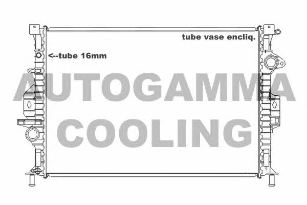 Autogamma 105161 Радіатор охолодження двигуна 105161: Купити в Україні - Добра ціна на EXIST.UA!