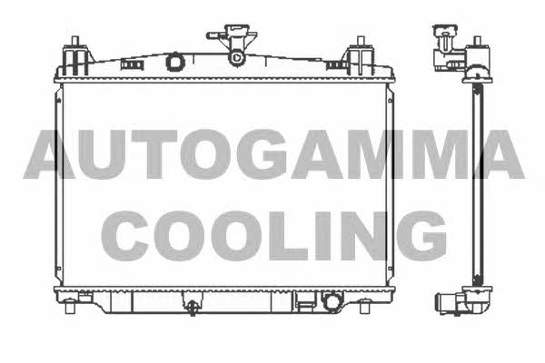 Autogamma 105164 Радіатор охолодження двигуна 105164: Купити в Україні - Добра ціна на EXIST.UA!