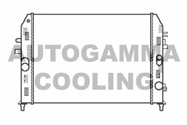 Autogamma 105167 Радіатор охолодження двигуна 105167: Купити в Україні - Добра ціна на EXIST.UA!