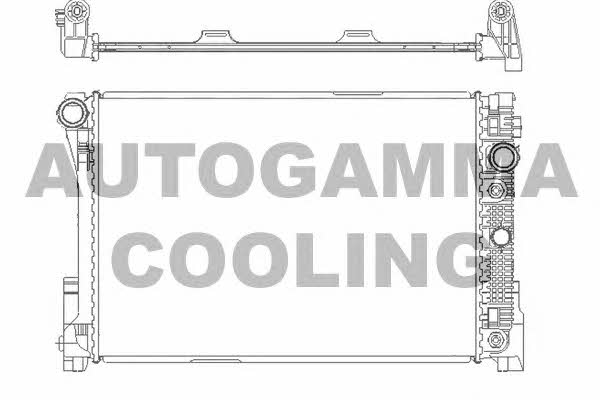 Autogamma 105172 Радіатор охолодження двигуна 105172: Купити в Україні - Добра ціна на EXIST.UA!