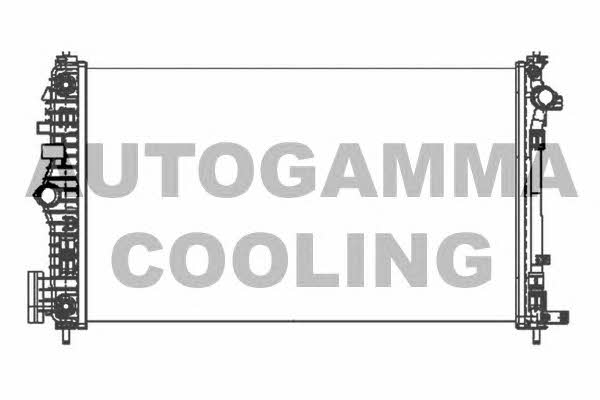 Autogamma 105321 Радіатор охолодження двигуна 105321: Приваблива ціна - Купити в Україні на EXIST.UA!