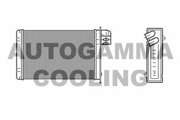 Autogamma 105383 Радіатор опалювача салону 105383: Купити в Україні - Добра ціна на EXIST.UA!