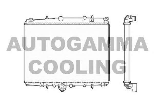 Autogamma 102858 Радіатор охолодження двигуна 102858: Купити в Україні - Добра ціна на EXIST.UA!