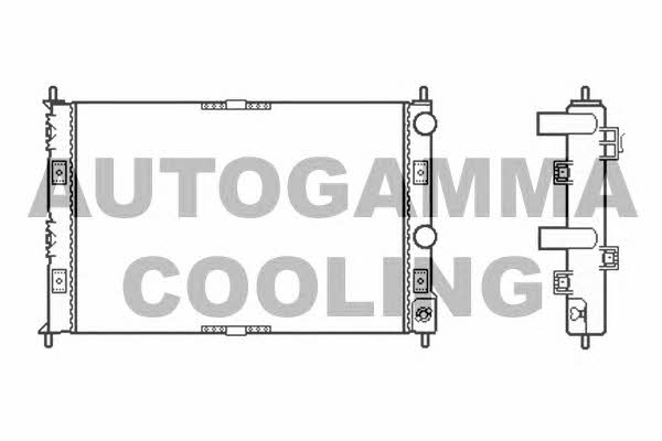 Autogamma 102863 Радіатор охолодження двигуна 102863: Купити в Україні - Добра ціна на EXIST.UA!