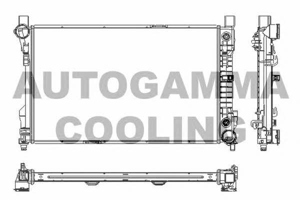 Autogamma 102918 Радіатор охолодження двигуна 102918: Купити в Україні - Добра ціна на EXIST.UA!