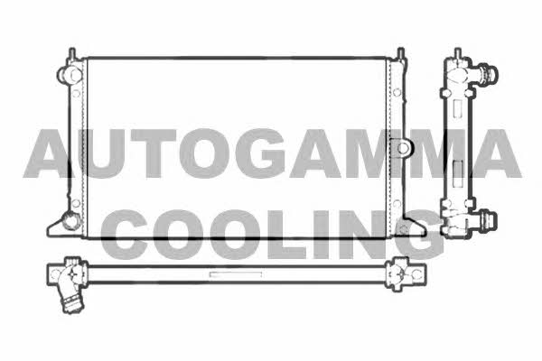 Autogamma 102951 Радіатор охолодження двигуна 102951: Купити в Україні - Добра ціна на EXIST.UA!