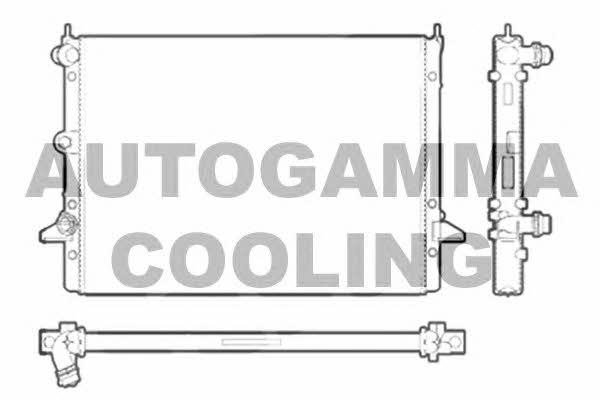 Autogamma 102952 Радіатор охолодження двигуна 102952: Купити в Україні - Добра ціна на EXIST.UA!