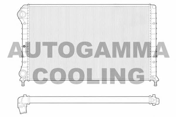 Autogamma 102961 Радіатор охолодження двигуна 102961: Купити в Україні - Добра ціна на EXIST.UA!