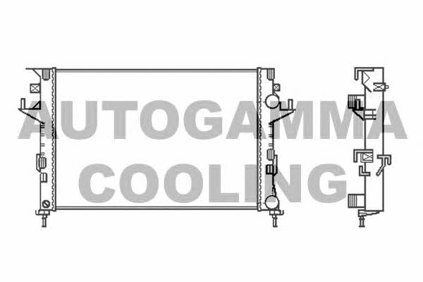 Autogamma 103031 Радіатор охолодження двигуна 103031: Купити в Україні - Добра ціна на EXIST.UA!